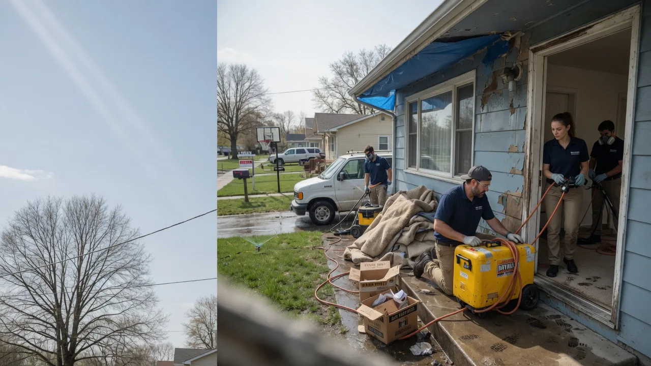 Basement Flood Cleanup in Bismarck, ND near me